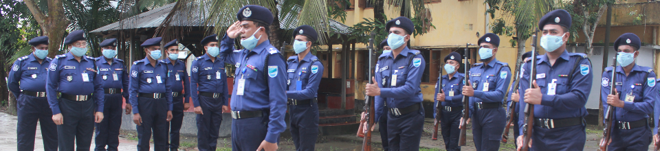 ডামুড্যা থানা পরিদর্শন।