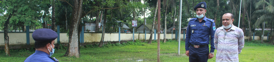 ডামুড্যা থানা পরিদর্শন।