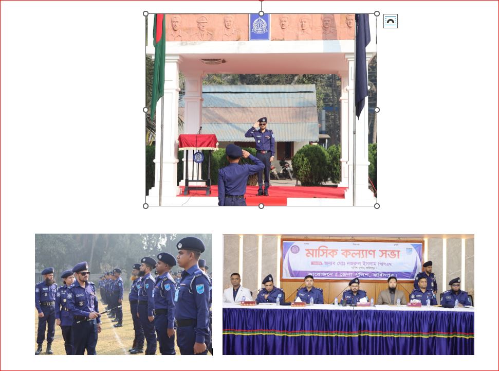মাষ্টার প্যারেড ও পরিদর্শন