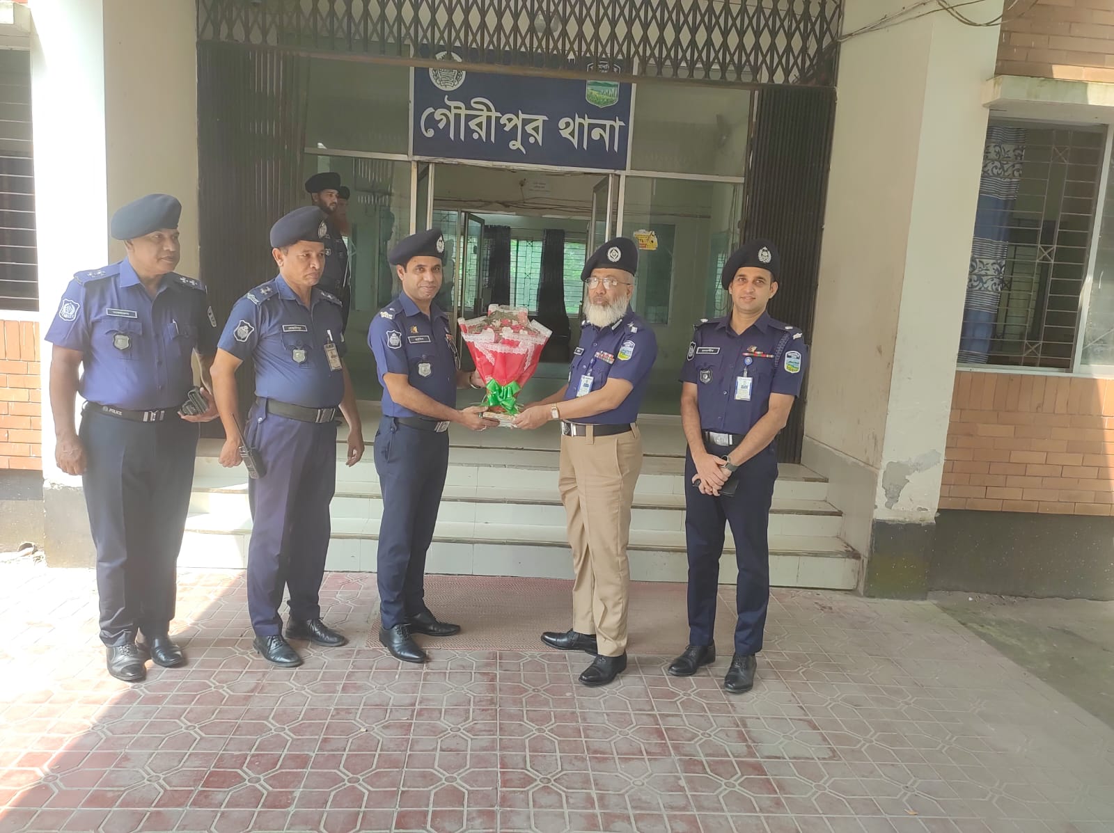 অতিরিক্ত ডিআইডি মহোদয় থানা পরিদর্শন