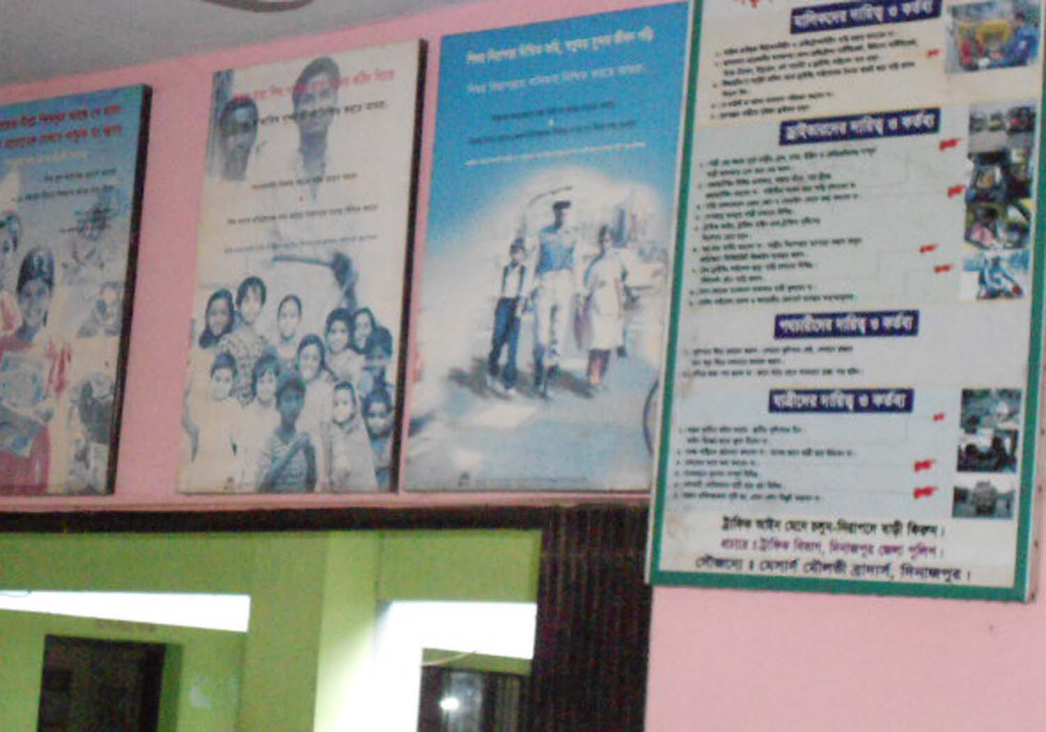 থানার বিভিন্ন সেবা মুলক পোষ্টার