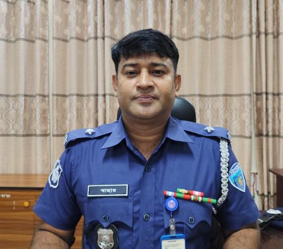 চাঁদপুর সদর মডেল থানার নবাগত অফিসার ইনচার্জ, জনাব মোঃ বাহার মিয়া