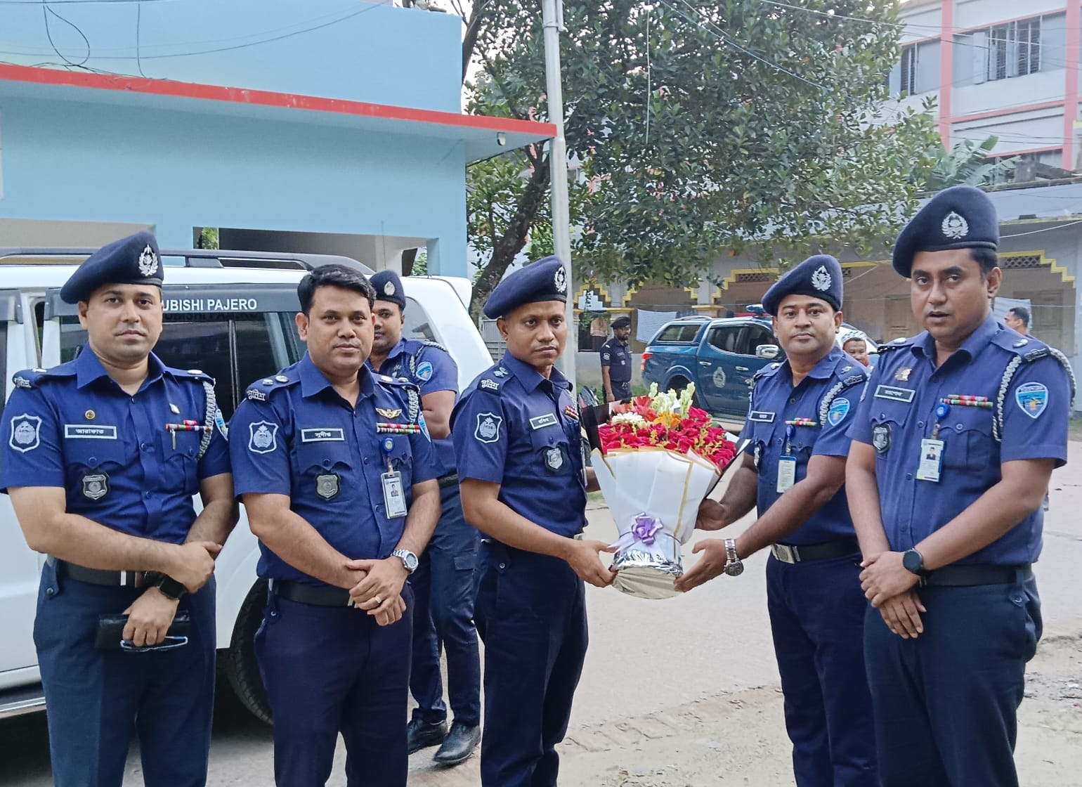 মাননীয় পুলিশ সুপার মহোদয় জনাব মুহম্মদ আব্দুর রকিব (পিপিএম) মহোদয় কর্তৃক চাঁদপুর সদর মডেল থানা আকম্মিক পরিদর্শণ।