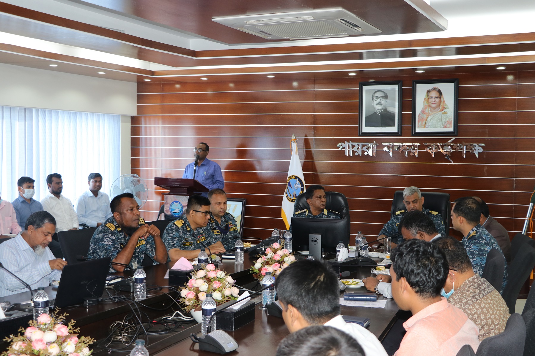 দায়িত্বভার অর্পণ এবং গ্রহণের অনুষ্ঠানে বক্তব্য প্রদান করেন জনাবমোঃ আতিকুল ইসলাম (উপসচিব), পরিচালক (ট্রাফিক), পাবক।