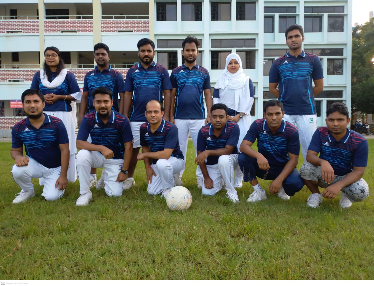 ফুটবল ম্যাচ শেষে প্রশিক্ষণার্থীরা