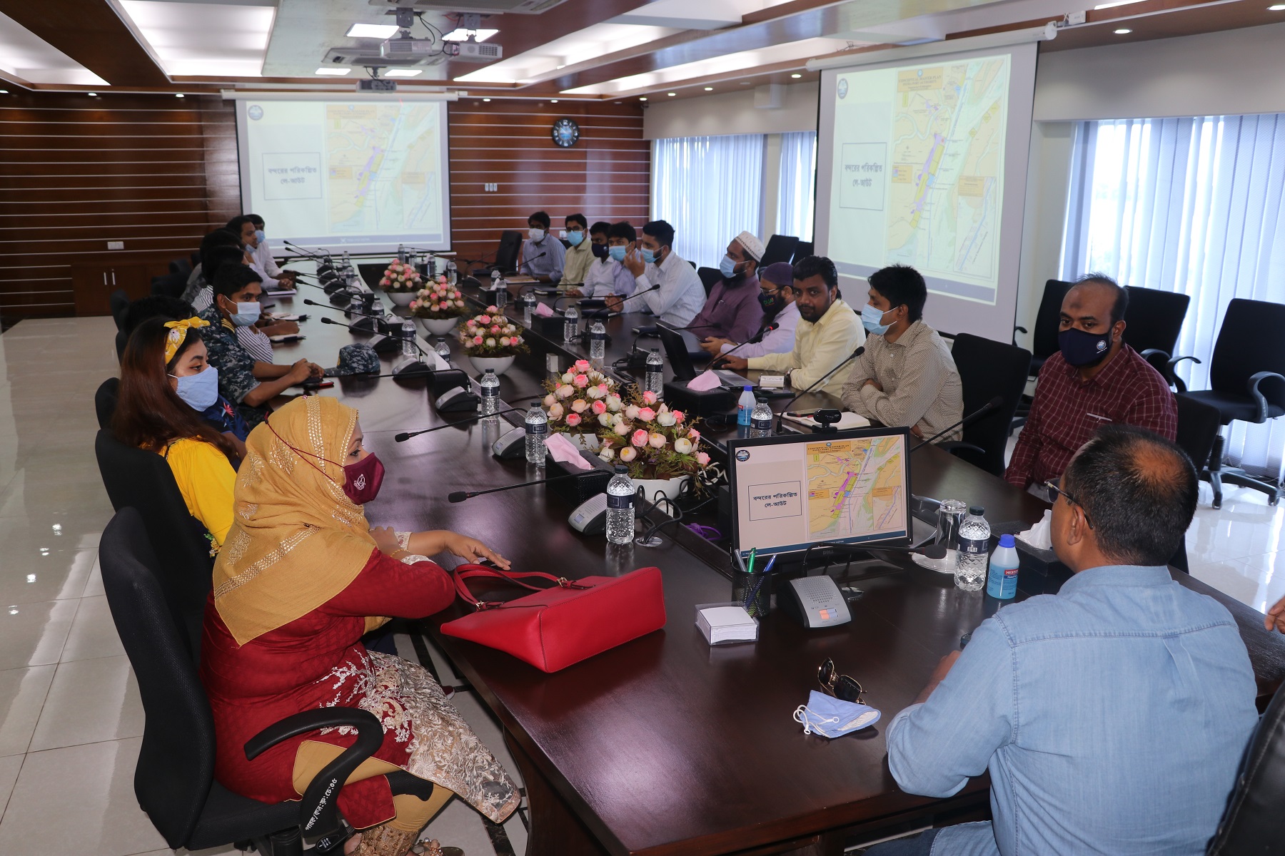 পায়রা বন্দর কর্তৃপক্ষের কর্মকর্তা/কর্মচারীদের সাথে অতিরিক্ত সচিব,জননিরাপত্তা বিভাগ, স্বরাষ্ট্র মন্ত্রণালয় জনাব এ কে এম টিপু সুলতান মহোদয়ের মতবিনিময় সভা।