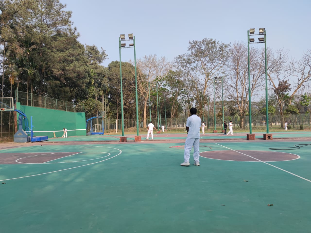 ক্রিকেট ম্যাচে প্রশিক্ষণার্থীরা