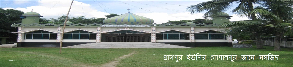 কুষ্টিয়া জেলার দৌলতপুর উপজেলার ১নং প্রাগপুর ইউনিয়নের গোপালপুর জামে মসজিদ।