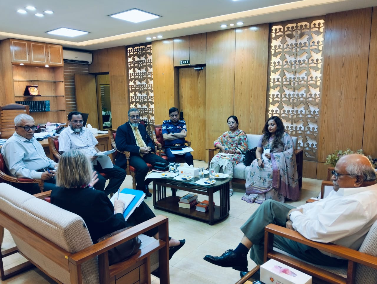 Meeting with the Delegations of The Carter Centre, Bangladesh