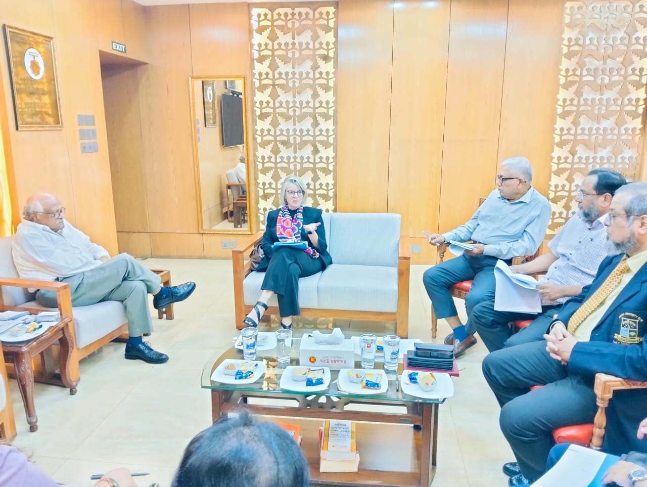 Meeting with the Delegations of The Carter Centre, Bangladesh