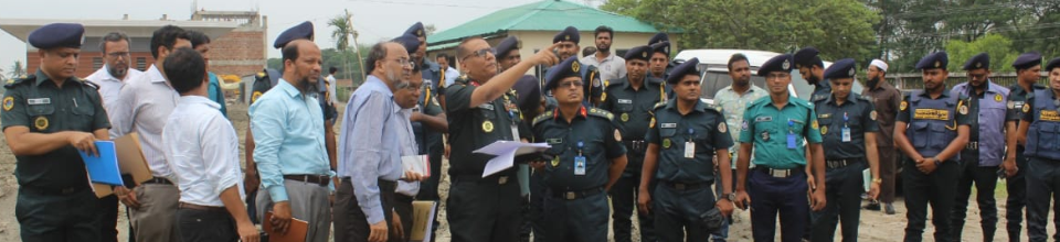 কারা মহাপরিদর্শক মহোদয় ২৪.০৫.২০২৩ এ নির্মাণাধীন খুলনা জেলা কারাগার পরিদর্শনকালীন খন্ডচিত্র।