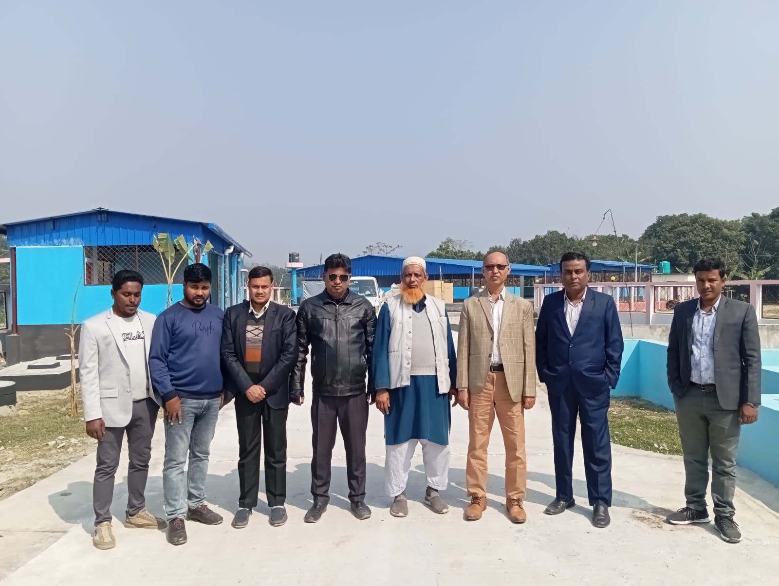 প্রকল্প পরিচালক কর্তৃক বর্জ্য ব্যবস্থাপনা প্লান্ট পরিদর্শন