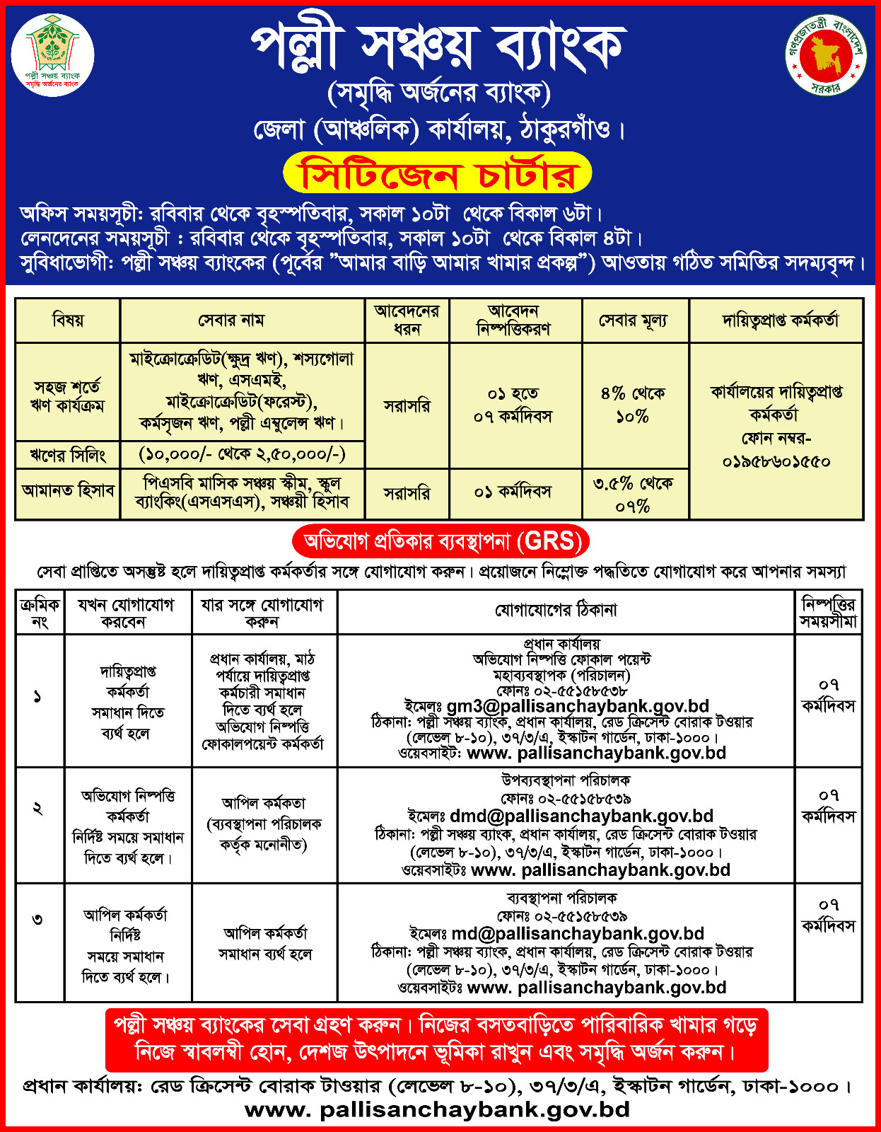 সিটিজেন চার্টার