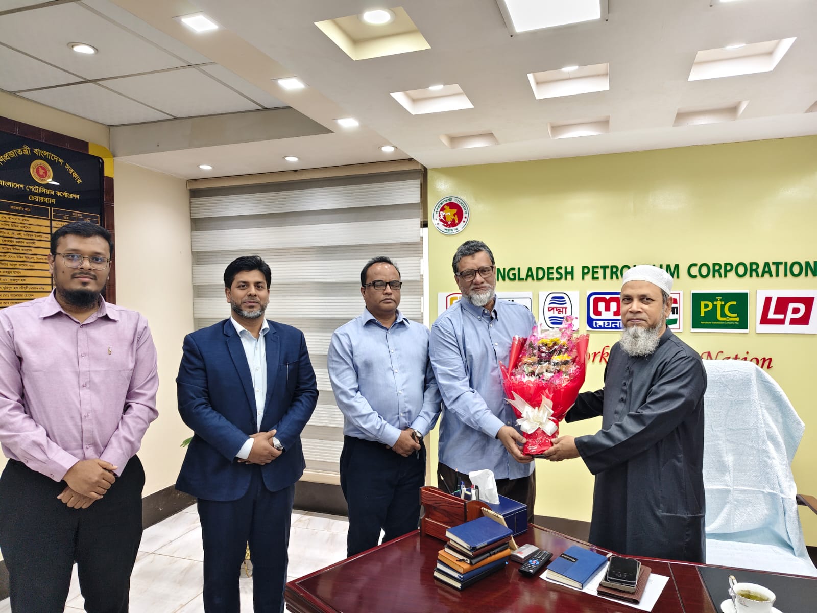 বিপিসি'র নবনিযুক্ত চেয়ারম্যান মহোদয়ের সংবর্ধনা