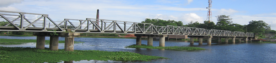 ডাকাতিয়া নদীর উপর ব্রীজ