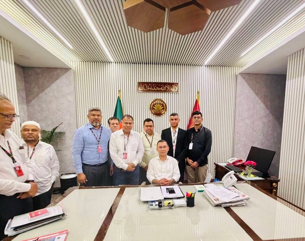 মাননীয় প্রধানমন্ত্রী জনাব তারেক রহমানের সাথে সৌজন্য সাক্ষাৎ