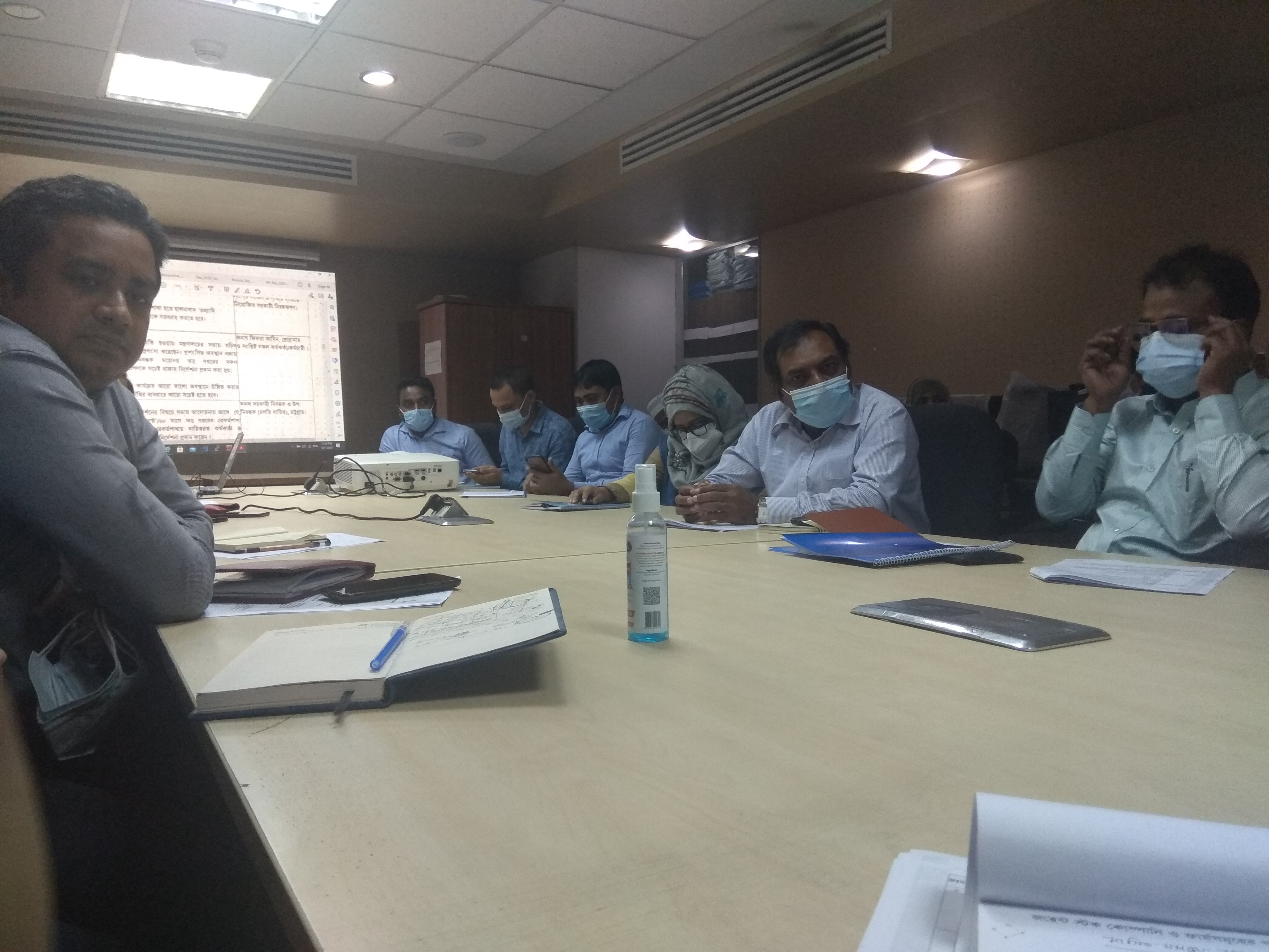 মাসিক সমন্বয় সভা-অক্টোবর,২০২০