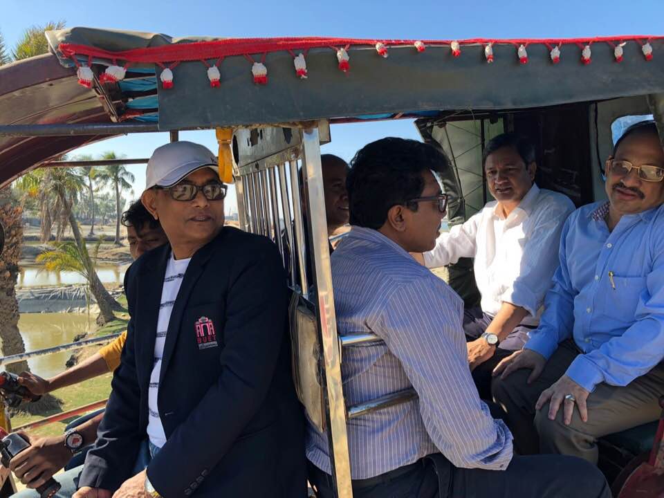Matarbari and Moheshkhali LNG site visited by Energy Secretary , Chairman Petrobangla and MD RPGCL on 26.01.2019