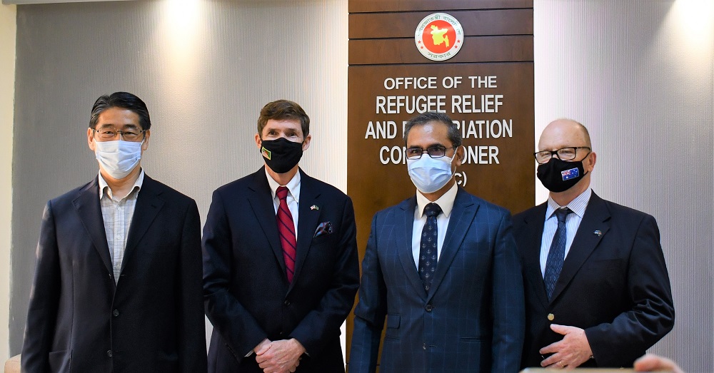 Joint visit by US Ambassador H.E. Earl R Muller, Australian High Commissioner H.E. Jeremy Bruer, Ambassador of Japan H.E. Naoki Ito on 03 March 2021.