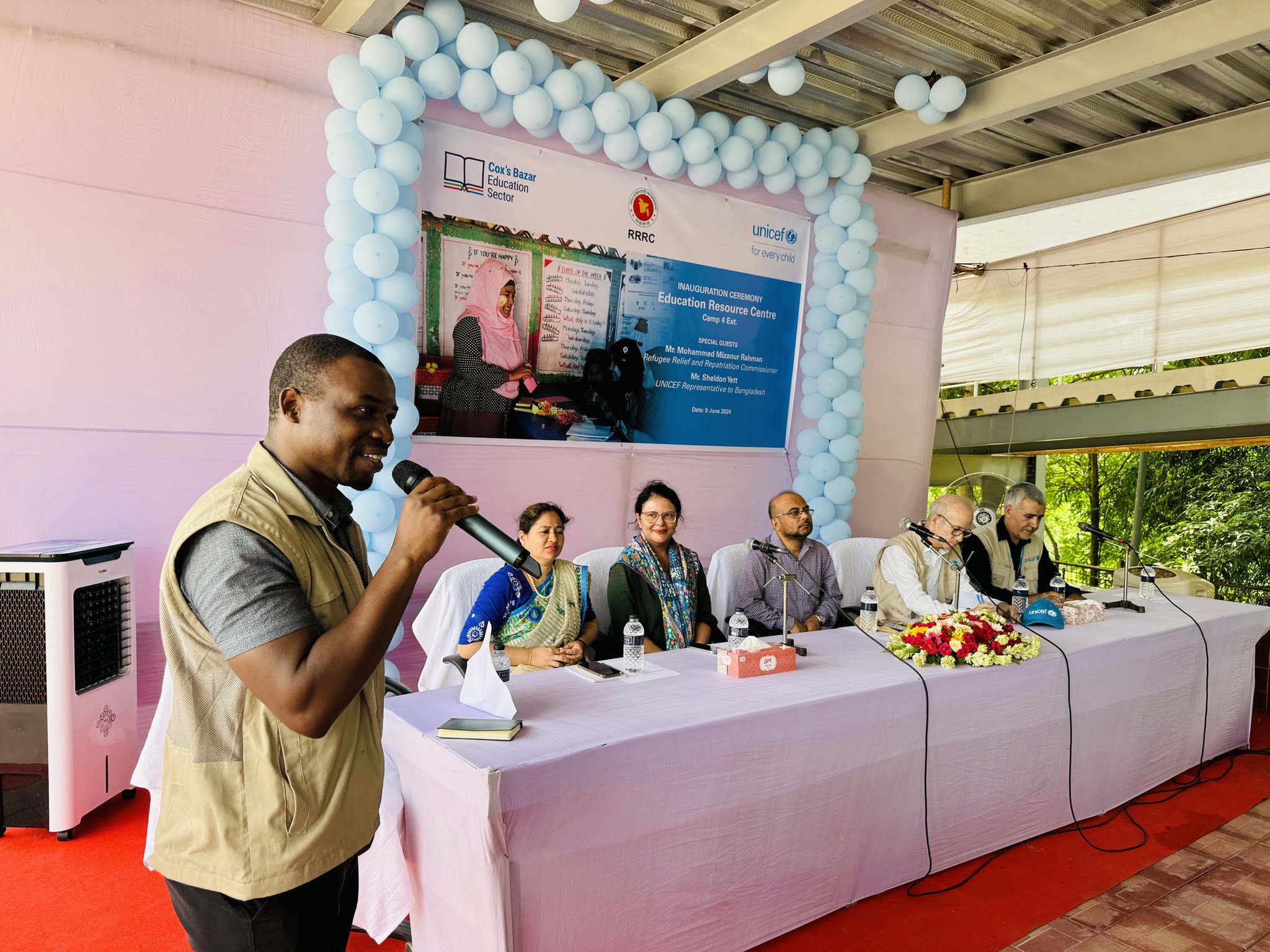 Inauguration Ceremony of Education Resource Centre at Rohingya Camp 04 Ext., Ukhiya, Cox's Bazar.