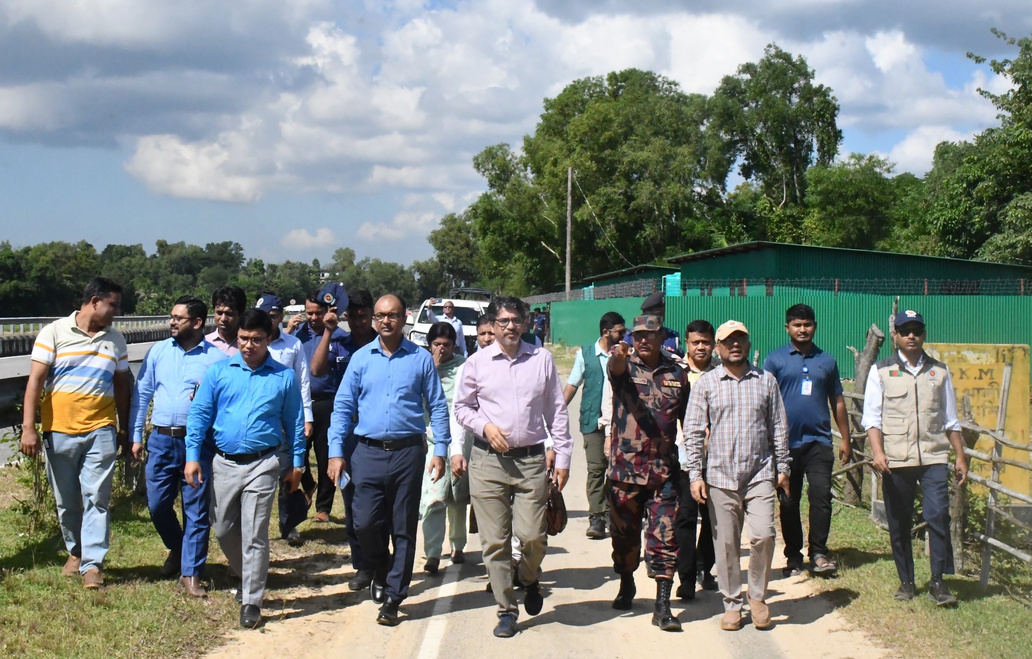 Honorable Foreign Secretary Mr. Md. Jashim Uddin visited Rohingya Camps at Ukhiya Upazila under Cox's Bazar district on 9th November 2024.