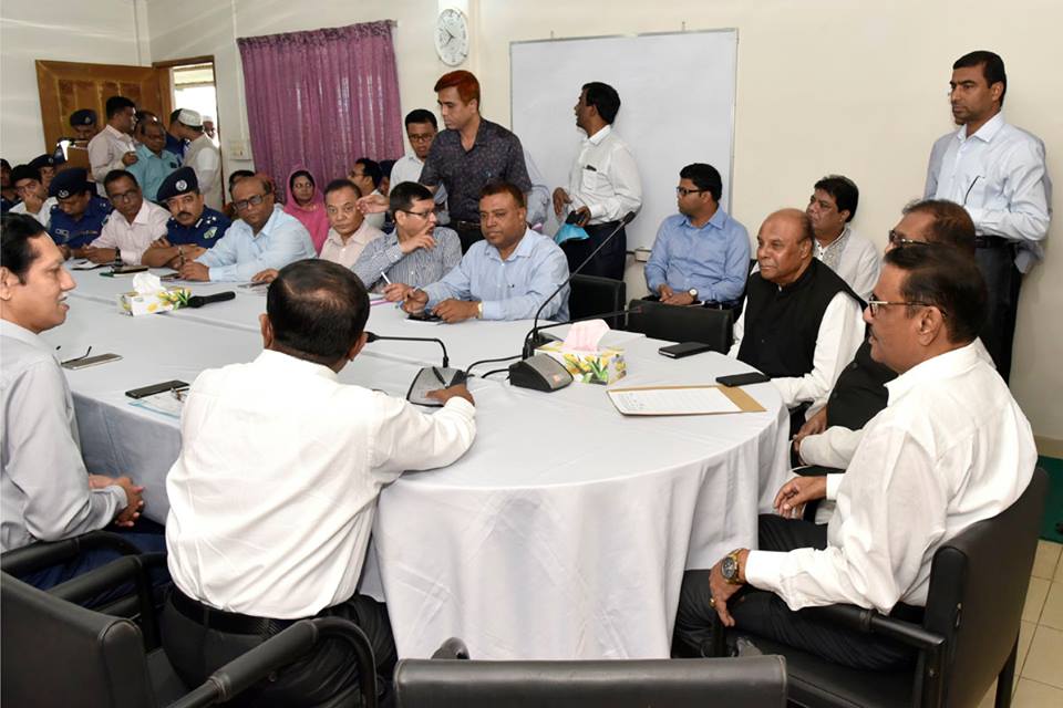 সড়ক পরিবহন ও সেতু মন্ত্রণালয়ের মাননীয় মন্ত্রী জনাব ওবায়দুল কাদের, এমপি ১৯ মে ২০১৮ তারিখ কালিয়াকৈর ঈদ প্রস্তুতি সভা করেন।