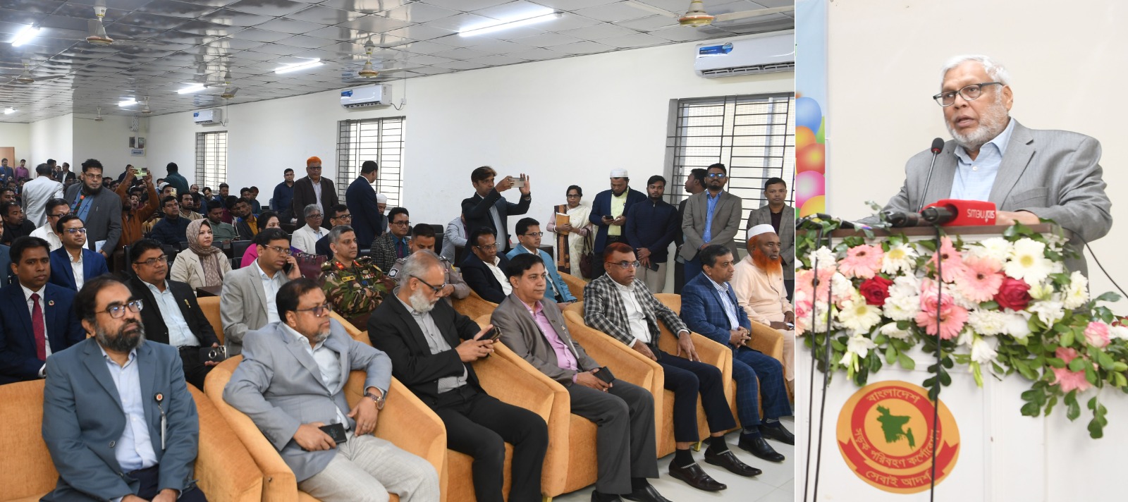 ২৭ জানুয়ারি ২০২৬ খ্রি. ‍পেশাজীবী পরিবহন গাড়িচালকদের দক্ষতা ও শব্দদূষণ বিষয়ে সচেতনতা বৃদ্ধিমূলক প্রশিক্ষণ কার্যক্রম উদ্ভোধন করা হয়। এ সময় প্রধান অতিথি হিসেবে উপস্থিত ছিলেন সড়ক পরিবহন ও সেতু মন্ত্রণালয় এর দায়িত্বে নিয়োজিত উপদেষ্টা মুহাম্মদ ফাওজুল কবির খান।