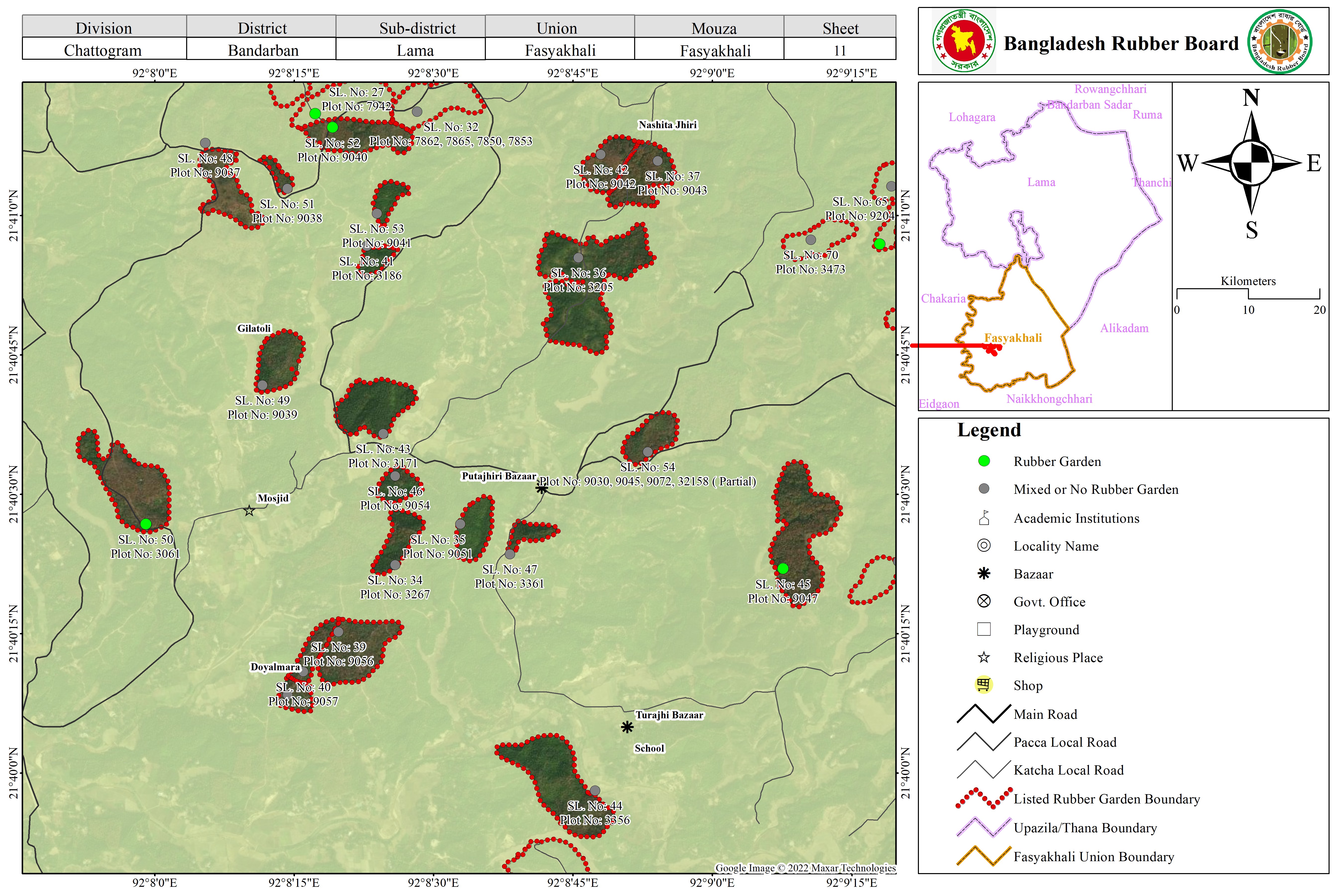 ম্যাপ শীট ১১