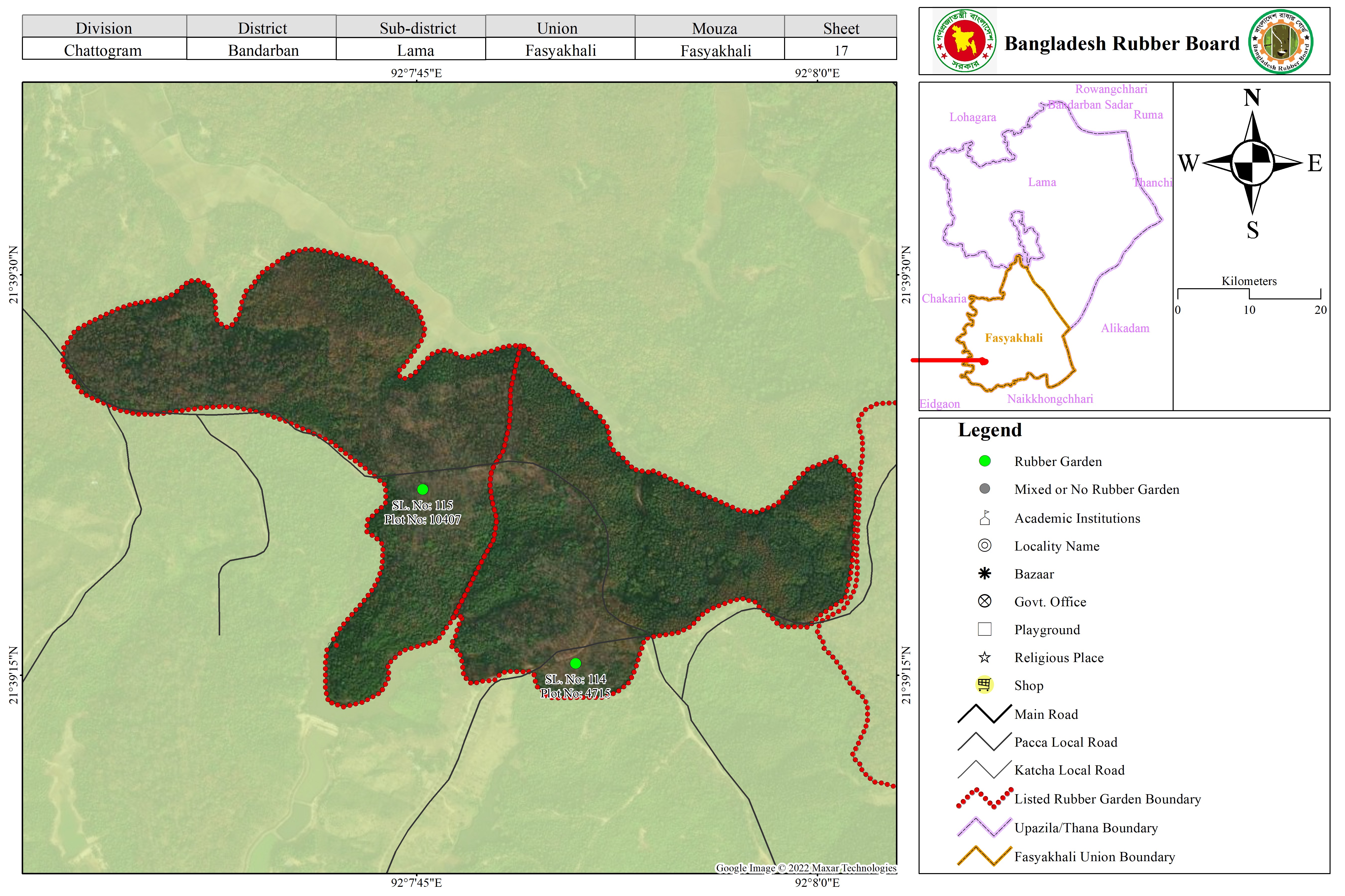 ম্যাপ শীট ১৭