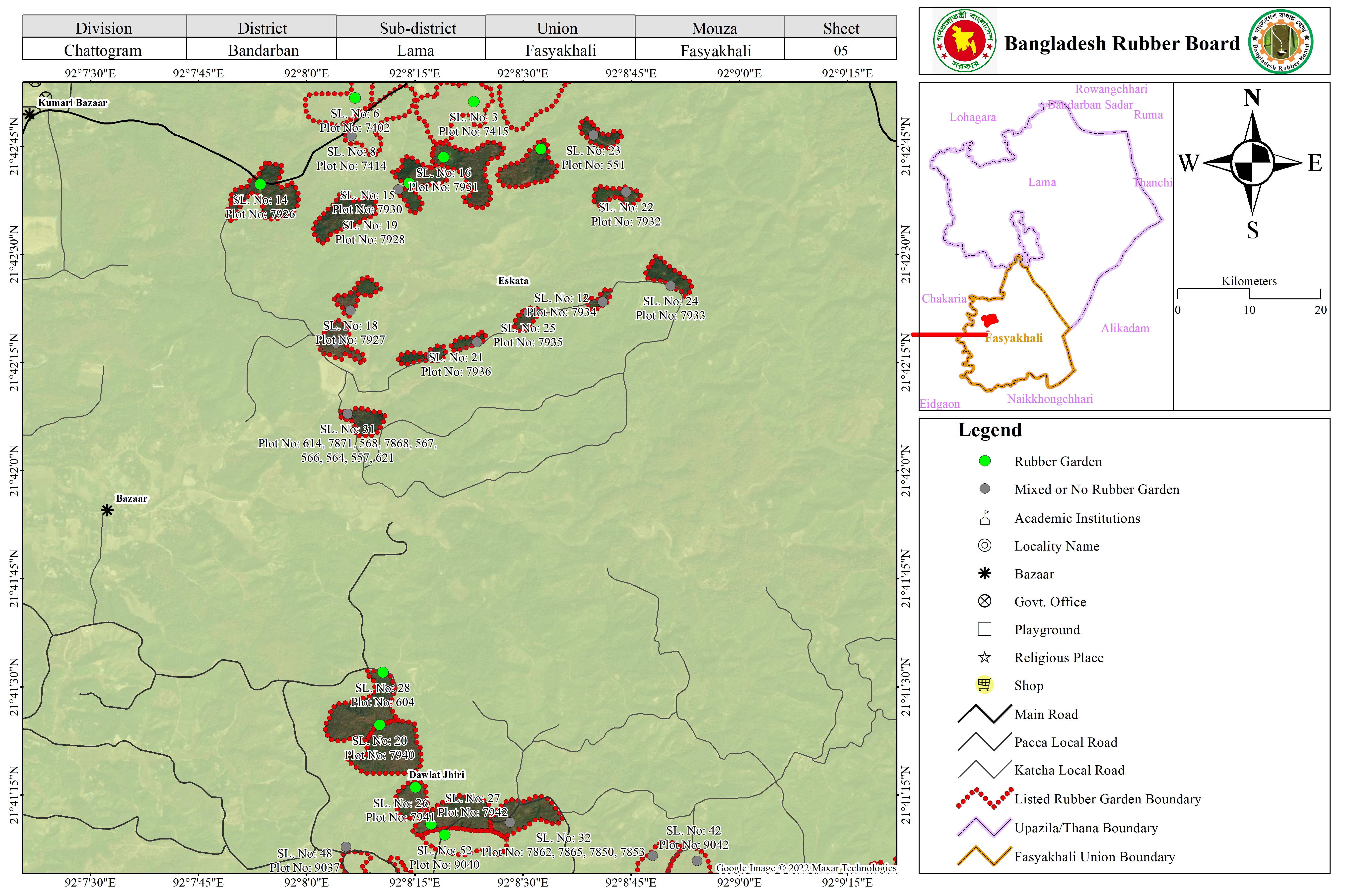 ম্যাপ শীট ০৫