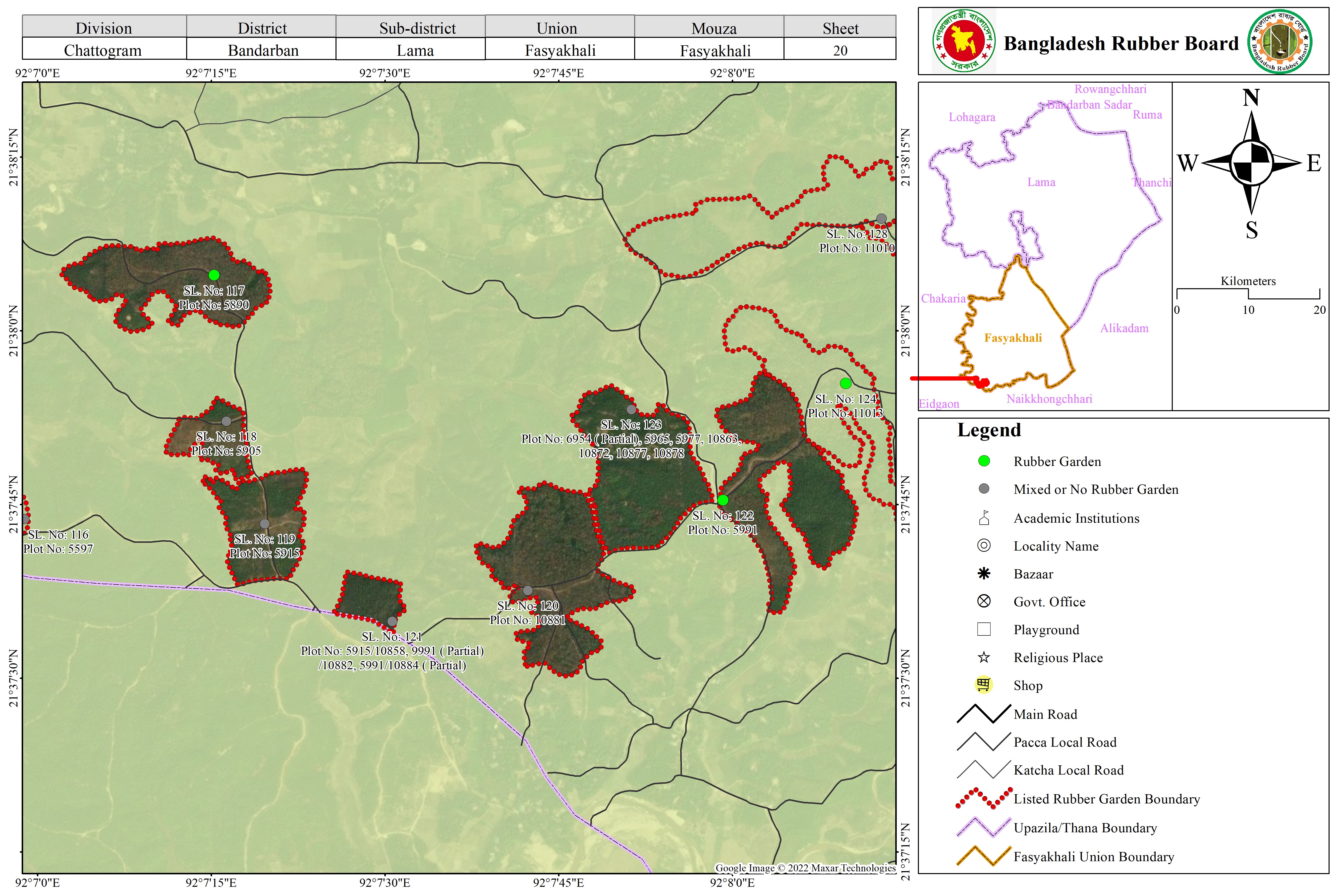 ম্যাপ শীট ২০