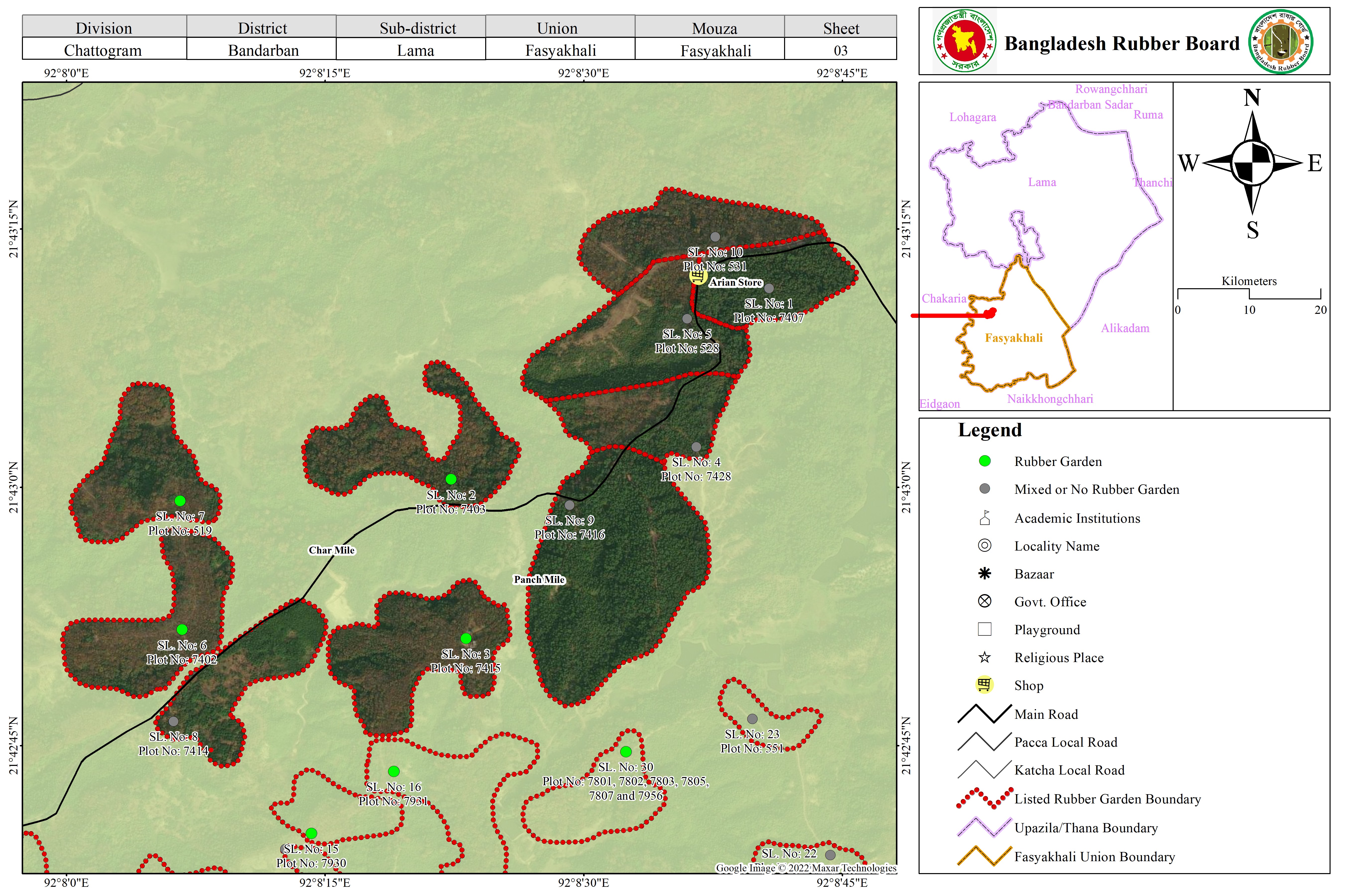 ম্যাপ শীট ০৩