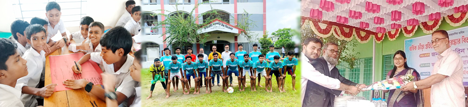 উপজেলা নির্বাহী অফিসার মহোদয়কে ফুল দিয়ে বরন।