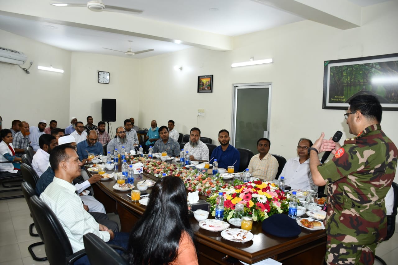 স্টেশন কমান্ডার স্যারের বিদায় অনুষ্ঠান