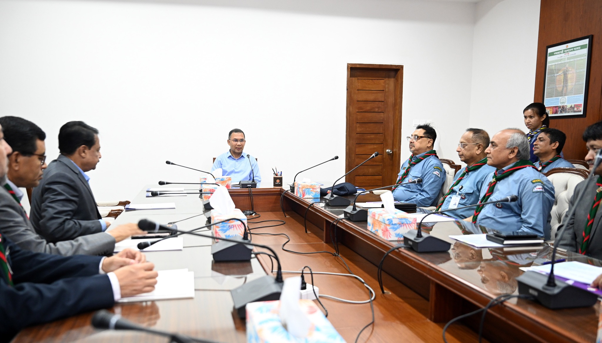 মাননীয় প্রধানমন্ত্রী এর সাথে স্কাউট নেতৃবৃন্দের সাক্ষাত