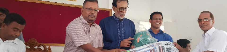 শিক্ষা প্রতিষ্ঠানে ক্রীড়া সামগ্রী বিতরণ