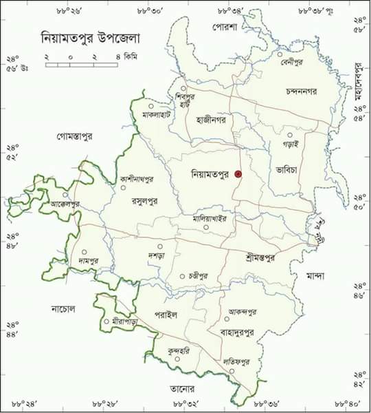 নিয়ামতপুরের মানচিত্র