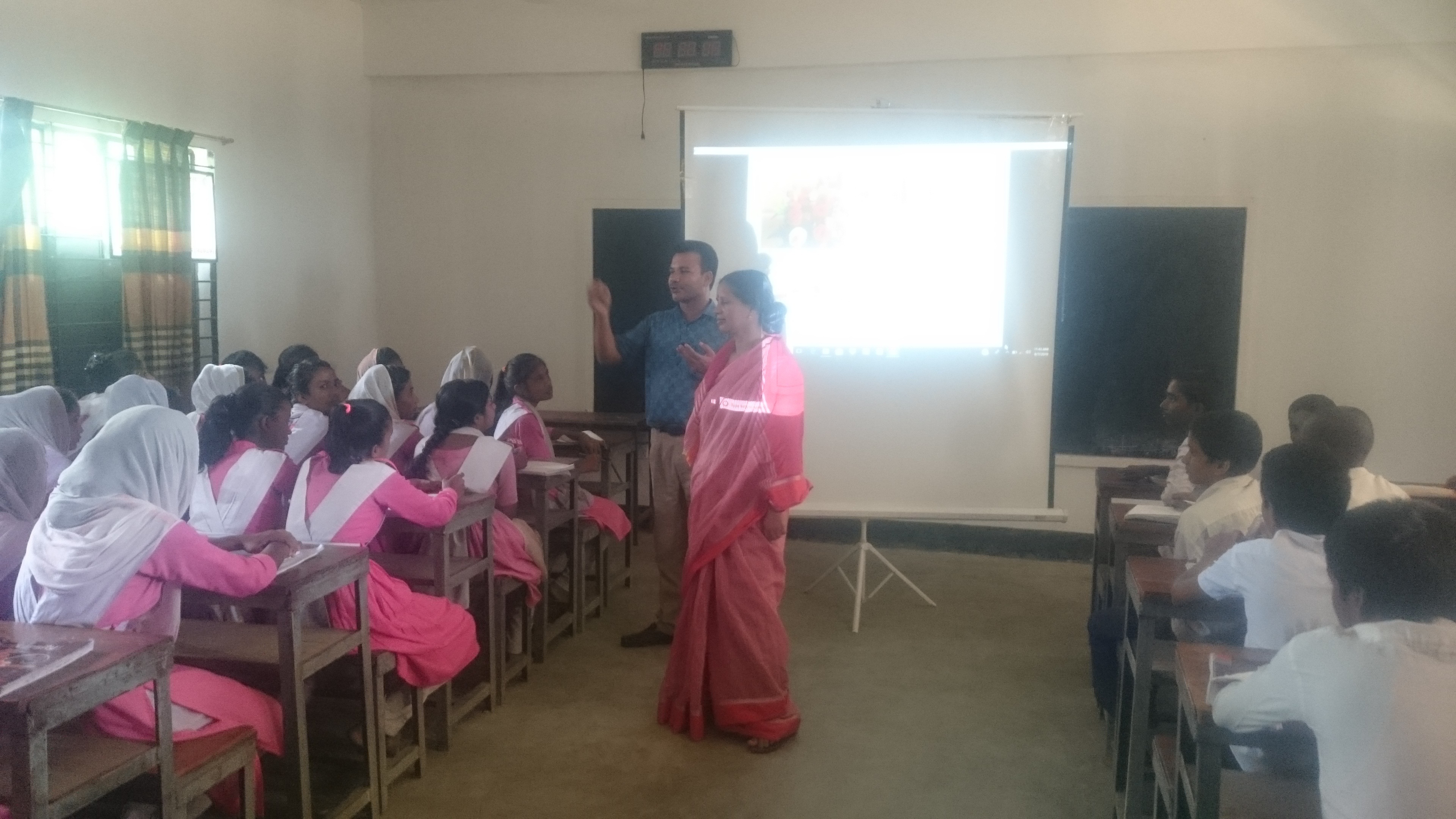 বিষামনি উচ্চ বিদ্যালয় পরিদর্শন