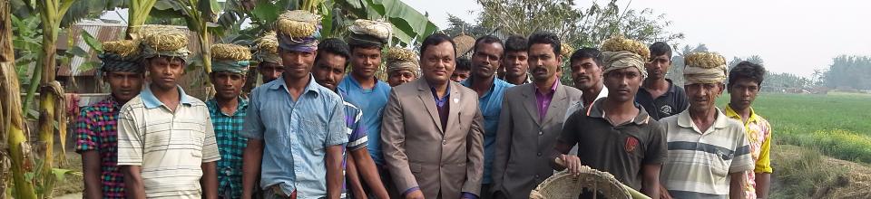 ৪০দিনের কর্মসৃজন কর্মসূচীর কার্যক্রম পরিদর্শন