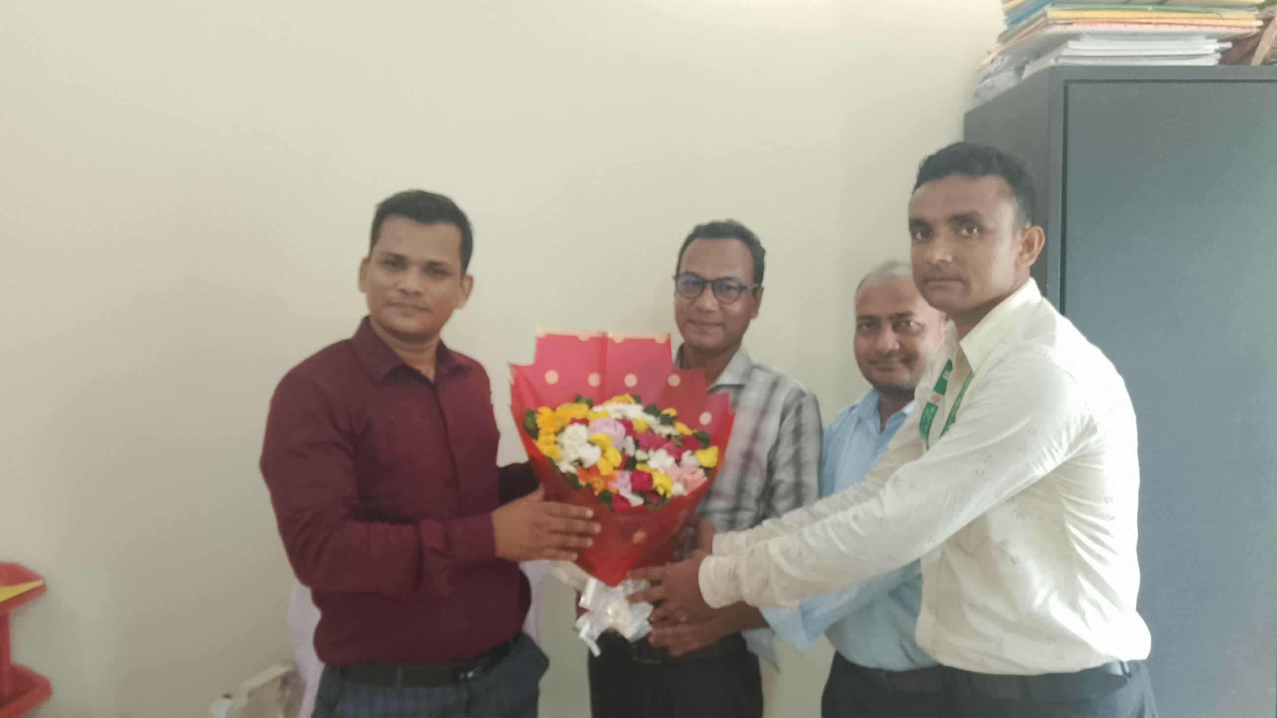 পরিকল্পনা মন্ত্রনালয়ে সহকারী পরিচালক সুজন চন্দ্র ভৈৗমিক মাঠ পর্যায়ে কার্যক্রম পরিদশন।