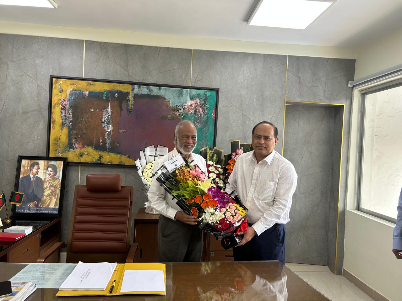 নবনিযুক্ত মাননীয় মন্ত্রী জনাব ড. আবদুল মঈন খান, এমপি মাননীয় মন্ত্রী স্থানীয় সরকার, পল্লী উন্নয়ন ও সমবায় মন্ত্রণালয়