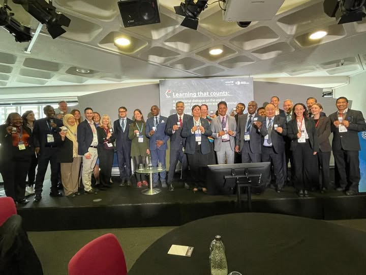 Education Ministers from Different Countries and Dignitaries Attending the “Learning that Counts: A Ministerial Dialogue on the Use of Assessment Data to Accelerate Foundational Learning (FLAT+)” at the Education World Forum 2026.