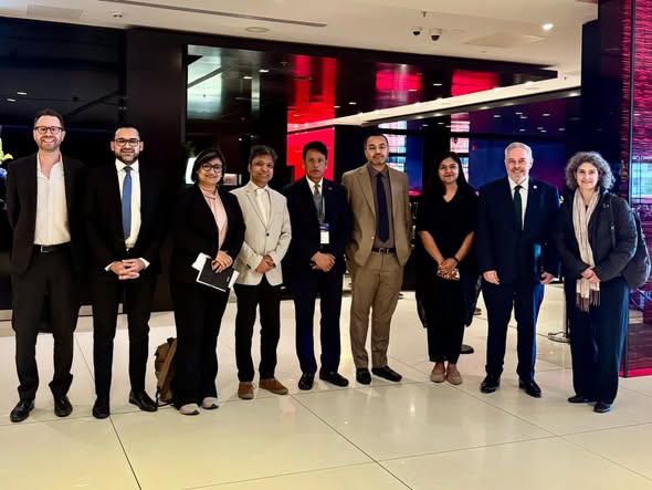Honourable Education Minister A N M Ehsanul Hoque Milon and Adviser to the Prime Minister Mahdi Amin held a meeting with Ms. Harriet Gardner, Director–Growth Market, British Council, and Mr. Stephen Forbes, Country Director, British Council Bangladesh.