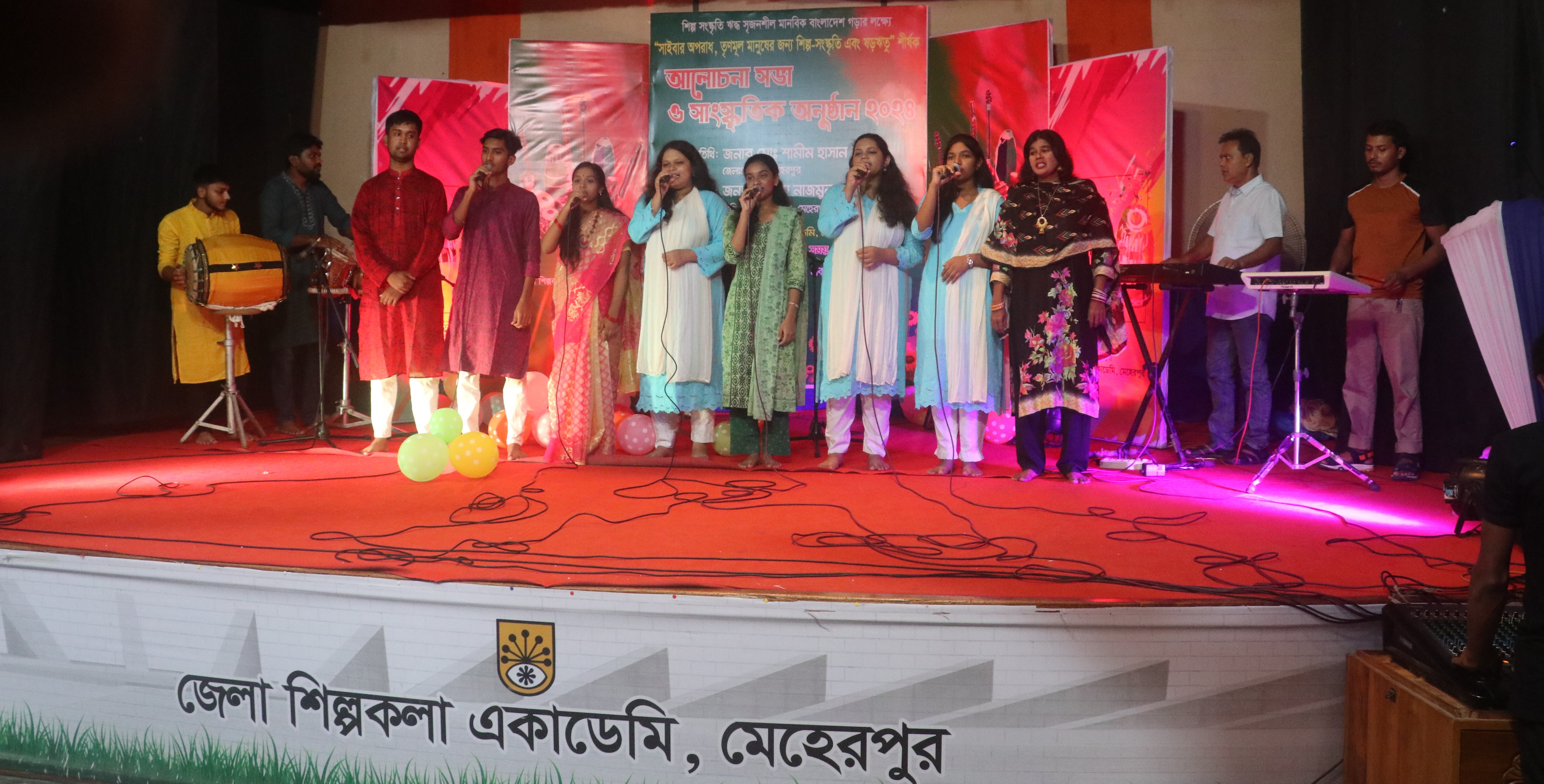 সাইবার অপরাধ ও তৃণমূল মানুষের জন্য শিল্প সংস্কতি ও ষড়ঋতু নিয়ে সাংস্কৃতি অনুষ্ঠান