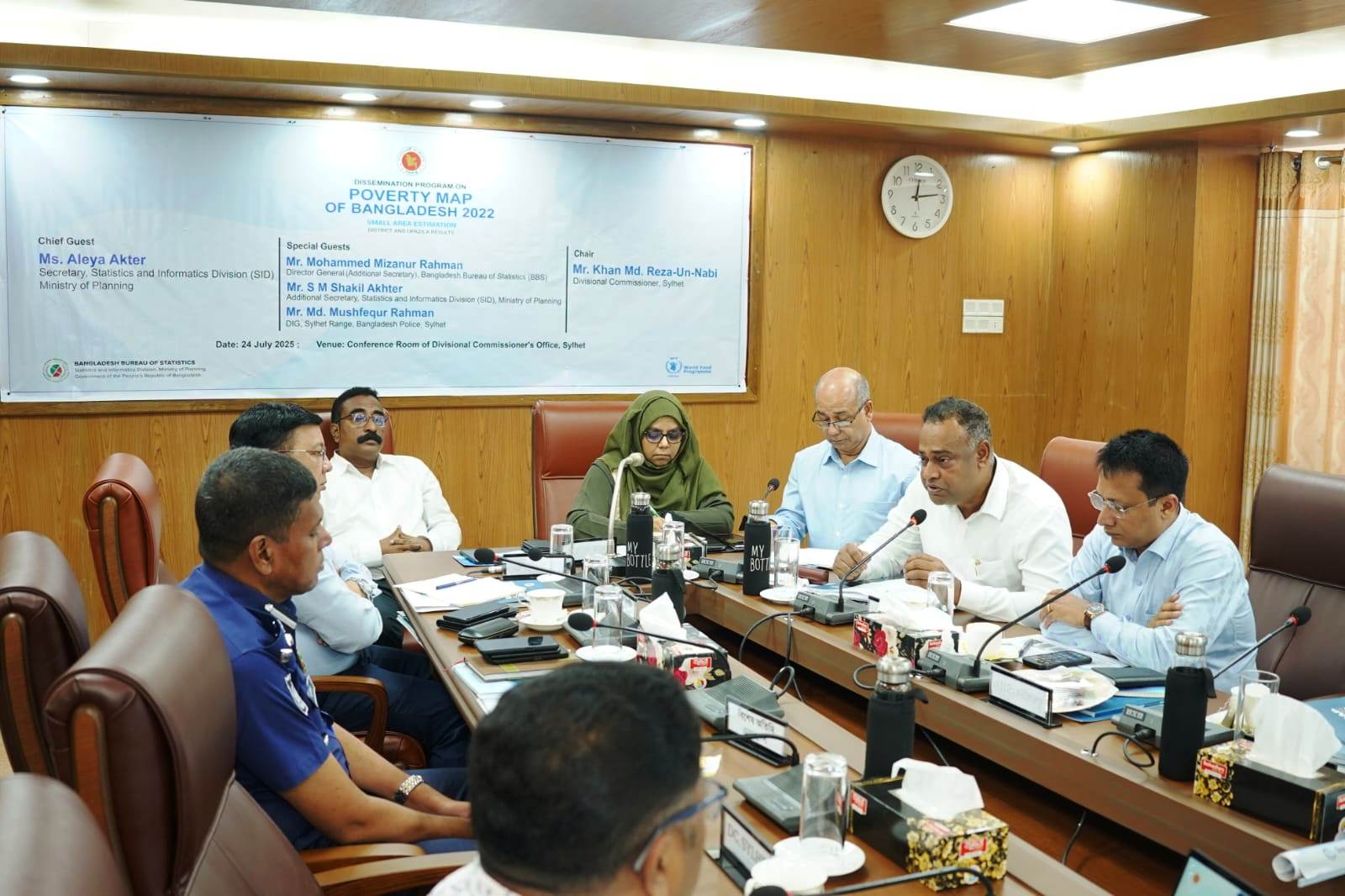 Poverty map dissemination in Sylhet