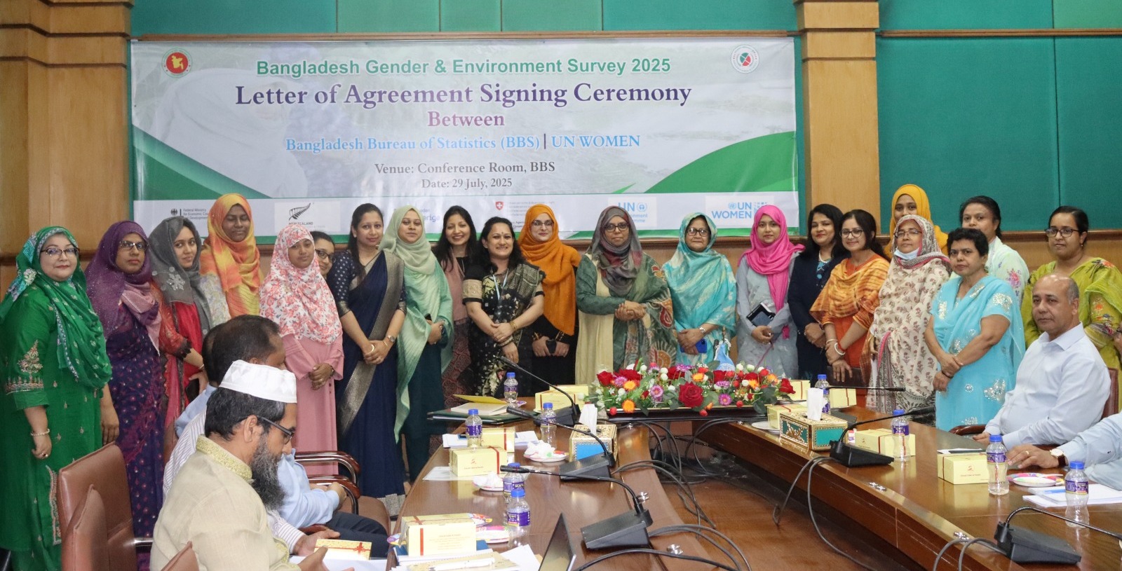 Bangladesh Gender & Environment Survey 2025 Agreement Signing Ceremony Between BBS and UN Women