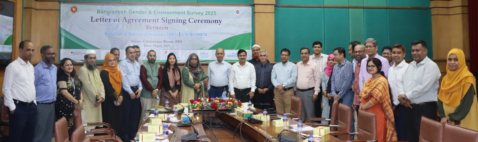 Bangladesh Gender & Environment Survey 2025 Agreement Signing Ceremony Between BBS and UN Women