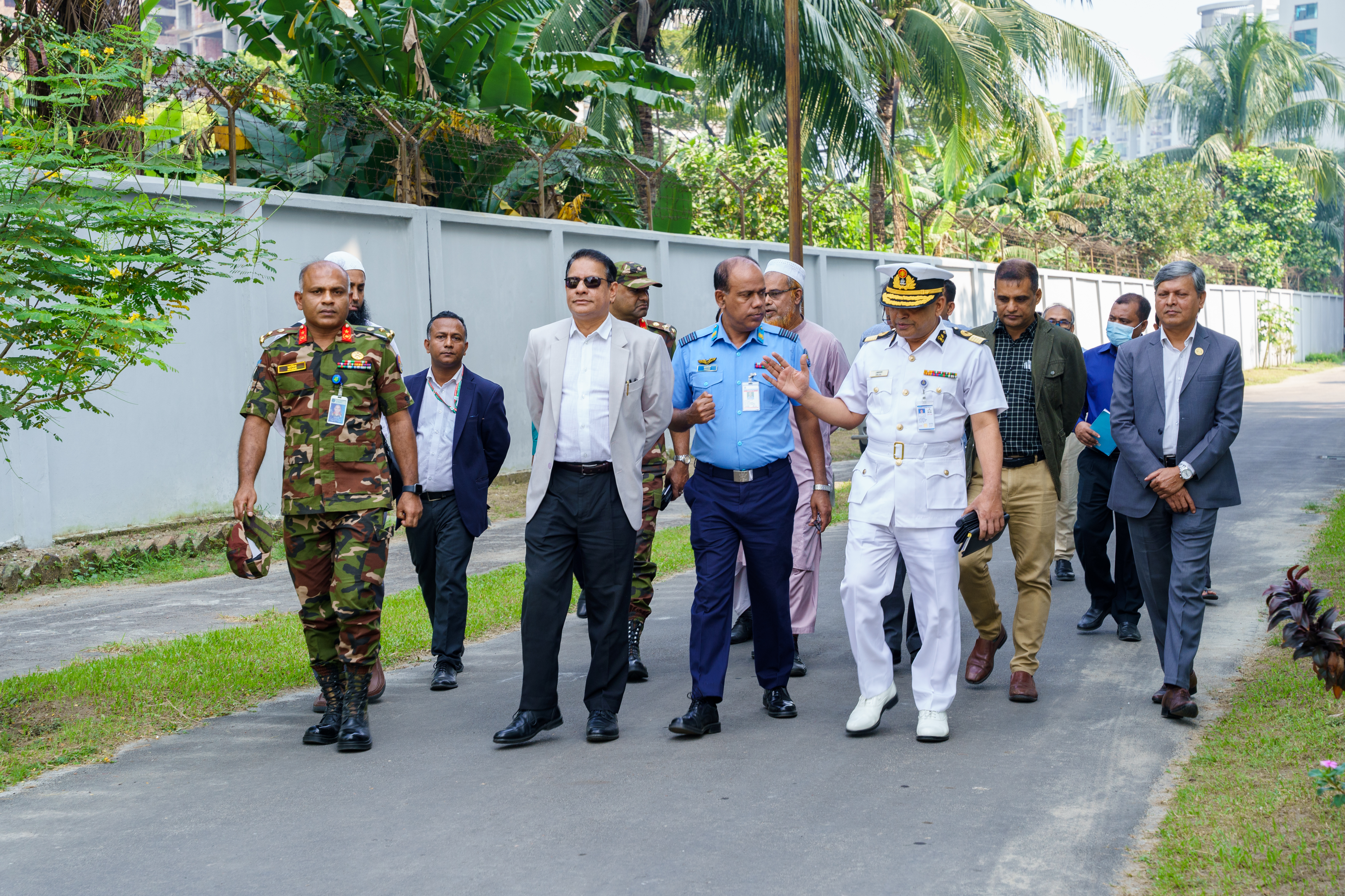 প্রতিরক্ষা সচিব মহোদয়ের ডিজিটাল ম্যাপিং সেন্টার পরিদর্শন