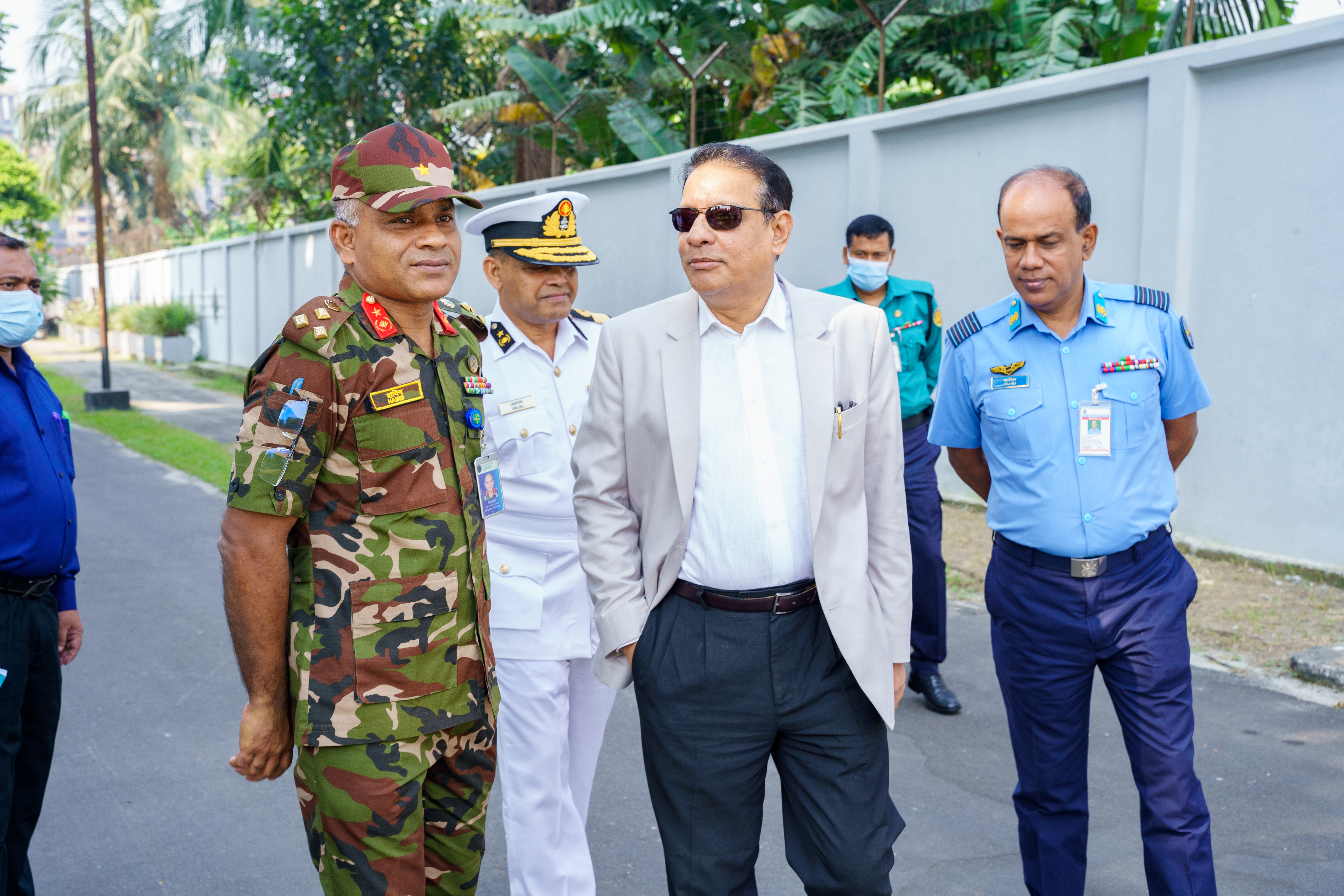 প্রতিরক্ষা সচিব মহোদয়ের ডিজিটাল ম্যাপিং সেন্টার পরিদর্শন