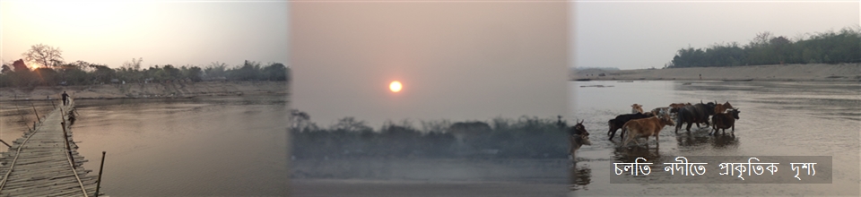 চলতি নদীর প্রাকৃতিক মনোরম দৃশ্য